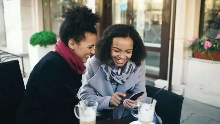 People talking together in a community setting